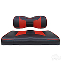 RHOX Front Seat Cushion Set, Rally Black/Red, Yamaha Drive