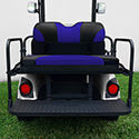 RHOX Rhino Aluminum Seat Kit, Sport Black/Blue, Yamaha Drive