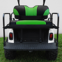RHOX Rhino Seat Kit, Sport Black/Green, E-Z-Go RXV 08+