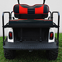 RHOX Rhino Seat Kit, Rally Black/Red, E-Z-Go RXV 08+