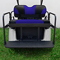RHOX Rhino Aluminum Seat Kit, Sport Black/Blue, E-Z-Go RXV 08+