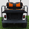 RHOX Rhino Aluminum Seat Kit, Rally Black/Orange, E-Z-Go RXV 08+