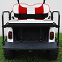 RHOX Rhino Aluminum Seat Kit, Rally White/Red, E-Z-Go RXV 08+