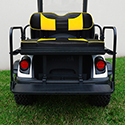 RHOX Rhino Seat Kit, Rally Black/Yellow, Yamaha Drive2