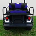 RHOX Rhino Aluminum Seat Kit, Sport Black/Blue, Yamaha Drive2
