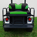 RHOX Rhino Aluminum Seat Kit, Sport Black/Green, Yamaha Drive2