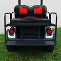 RHOX Rhino Aluminum Seat Kit, Rally Black/Red, Yamaha Drive2