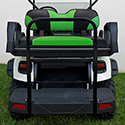 RHOX Rhino Aluminum Seat Kit, Sport Black/Green, E-Z-Go TXT 96+