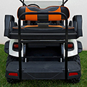 RHOX Rhino Aluminum Seat Kit, Rally Black/Orange, E-Z-Go TXT 96+