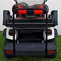 RHOX Rhino Aluminum Seat Kit, Rally Black/Red, E-Z-Go TXT 96+