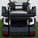 RHOX Rhino Aluminum Seat Kit, Sport Black/Silver, E-Z-Go TXT 96+