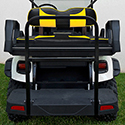 RHOX Rhino Aluminum Seat Kit, Rally Black/Yellow, E-Z-Go TXT 96+
