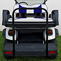 RHOX Rhino Aluminum Seat Kit, Rally White/Blue, E-Z-Go TXT 96+