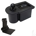 Ball Washer Black, with Zytel Mounting Bracket for Club Car Tempo, Precedent