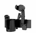 CaddyBar Mini + Cup Holder + Mobile Device Holder Bundle, 1" Strut, No Drill