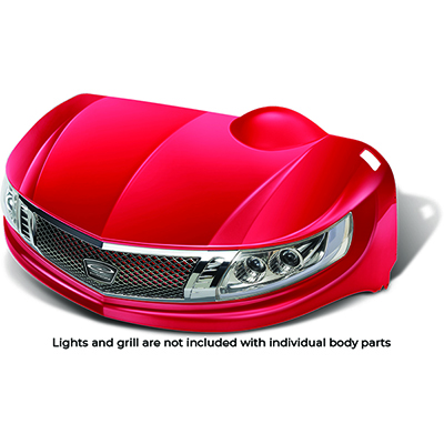 DoubleTake Phoenix Front Cowl, E-Z-Go RXV 08+, Red