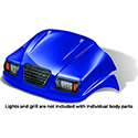 DoubleTake Phantom Front Cowl, Club Car Precedent 04+, Blue
