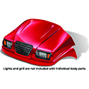 DoubleTake Phantom Front Cowl, Club Car Precedent 04+, Ruby