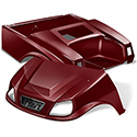 DoubleTake Spartan Body Kit with Grille, Club Car DS, Burgundy