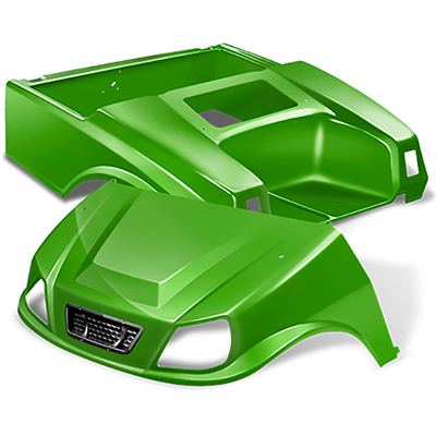 DoubleTake Spartan Body Kit with Grille, Club Car DS, Lime