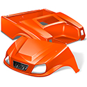 DoubleTake Spartan Body Kit with Grille, Club Car DS, Orange