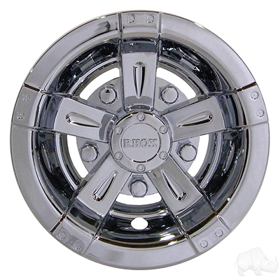 Wheel Cover, 8" Vegas Chrome