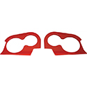 DoubleTake Sentry Dash Cup Holder Trim Set of 2, Club Car Precedent 04+, Red