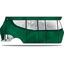 DoubleTake Enclosure and Valance for Kwick-Track Rail System, 6 Passenger, E-Z-Go TXT 94-13, Teal