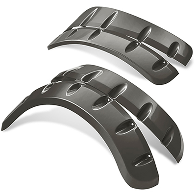 DoubleTake Fender Flare Set for Phoenix Body, E-Z-Go RXV 08+, Graphite