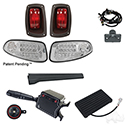 Build Your Own LED Factory Light Kit, E-Z-Go RXV 16+, Deluxe, OE Fit Pedal Switch