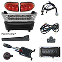 Build Your Own LED Light Bar Kit, Club Car Precedent, Electric 08.5+, 12-48v (Standard, Pedal Mount)