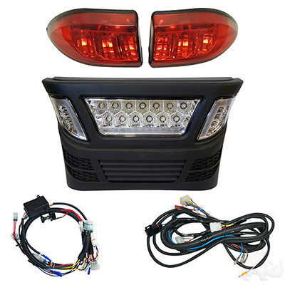 RHOX LED Light Bar Bumper Kit w/ Multi Color LED, Club Car Precedent Electric 08.5+