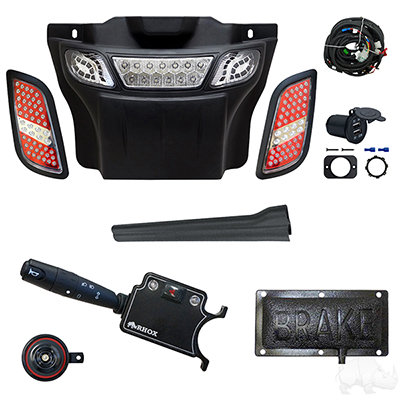 Build Your Own LED Light Bar Kit, E-Z-Go RXV 16+, 12V  (Deluxe, Pedal Mount)