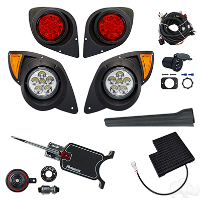 Build Your Own LED Factory Light Kit, Yamaha Drive 07-16 (Basic, OE Pedal Mount)