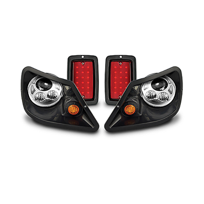 DoubleTake Spartan/Titan Deluxe LED Light Kit, E-Z-Go TXT 94+, Club Car DS New Style 00+