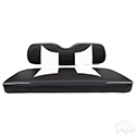 RHOX Front Seat Cushion Set, Rally Black/White, E-Z-Go TXT 96-13