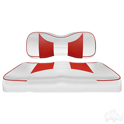 RHOX Front Seat Cushion Set, Rally White/Red, Yamaha Drive