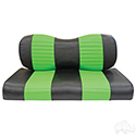 Seat Back & Bottom Covers, Black/Lime, Yamaha Drive