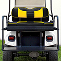 RHOX Rhino Seat Kit, Rally Black/Yellow, E-Z-Go TXT 96+
