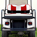 RHOX Rhino Seat Kit, Rally White/Red, E-Z-Go TXT 96+