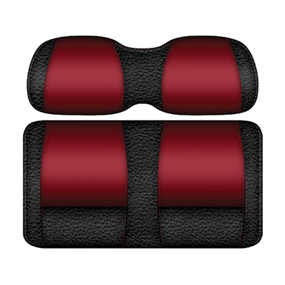 DoubleTake Extreme Seat Pod Cushion Set, E-Z-Go TXT 96+, Black/Ruby
