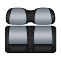 DoubleTake Veranda Front Cushion Set, E-Z-Go TXT 96+, Black/Silver