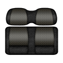 DoubleTake Veranda Front Cushion Set, Club Car DS New Style 00+, Black/Graphite