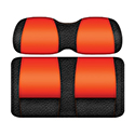 DoubleTake Veranda Front Cushion Set, Club Car Precedent 04+, Black/Orange