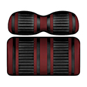 DoubleTake Extreme Front Cushion Set, Club Car DS New Style 00+, Black/Burgundy