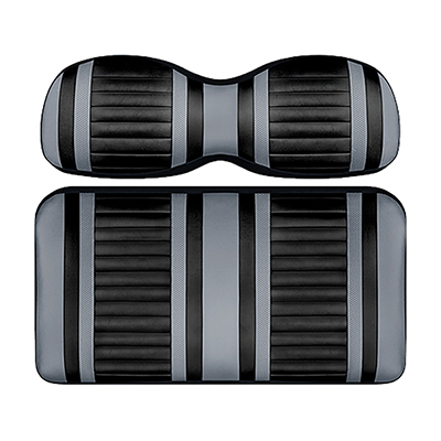 DoubleTake Extreme Rear Cushion Set, Universal, Black/Silver