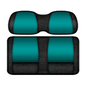 DoubleTake Veranda Rear Cushion Set, Universal, Black/Teal