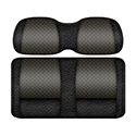 DoubleTake Veranda Seat Pod Cushion Set, E-Z-Go TXT 96+, Black/Graphite
