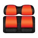 DoubleTake Veranda Seat Pod Cushion Set, Club Car DS New Style 00+, Black/Orange