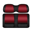 DoubleTake Veranda Seat Pod Cushion Set, Club Car DS New Style 00+, Black/Ruby